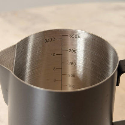 350ml Stainless Steel Milk Pitcher — Matte Black - Espresso Compare