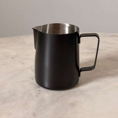 350ml Stainless Steel Milk Pitcher — Matte Black